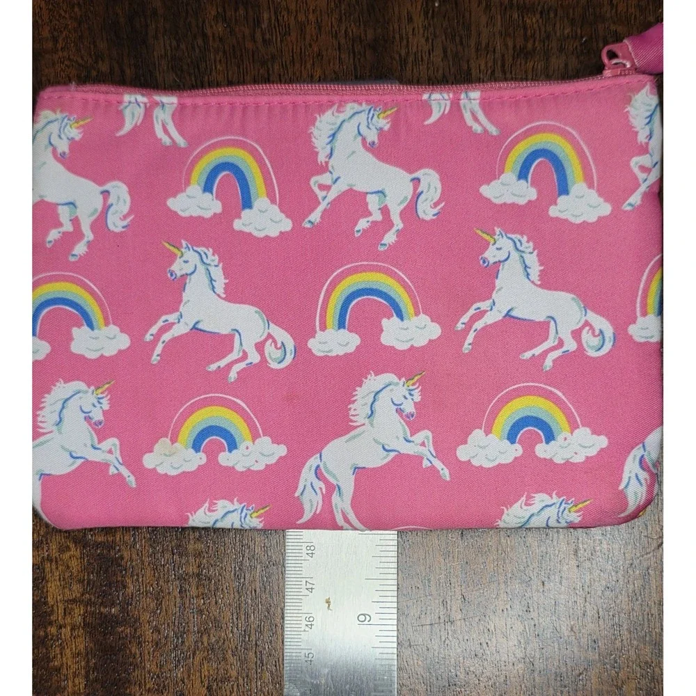 Simply‎ Southern Pink Unicorn Rainbows Wristlet Wallet